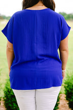 Our Oasis Top, Royal Blue