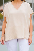 Unser Oasis Top, Taupe