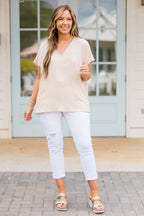 Unser Oasis Top, Taupe