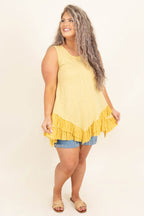 Out For A Walk Tunic, Butter Yellow