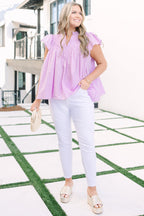 Out For Fun Top, Lila