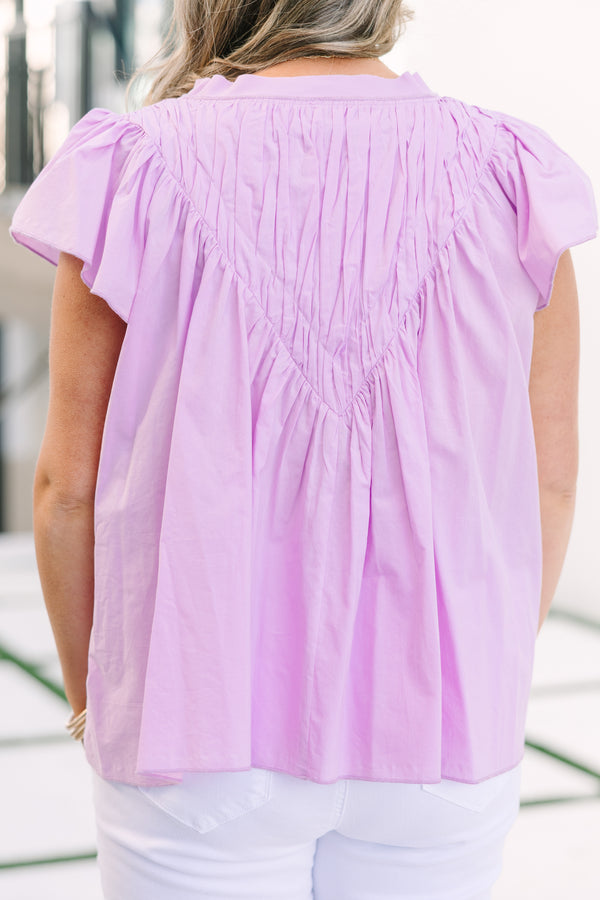 Out For Fun Top, Lila
