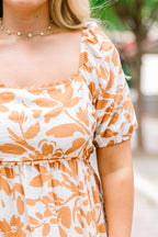 Over You Again Kleid, Burnt Orange