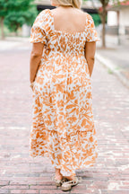 Over You Again Kleid, Burnt Orange