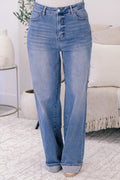 Owning The Moment Jeans, Medium Wash