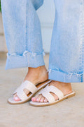Palm Shores Sandals, Nude
