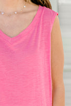 Palms Tank, Hot Pink