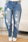 Passing Notes Jeans, Medium Waschung