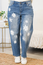 Passing Notes Jeans, Medium Waschung