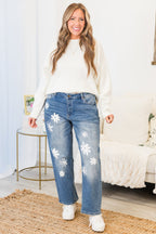 Passing Notes Jeans, Medium Waschung