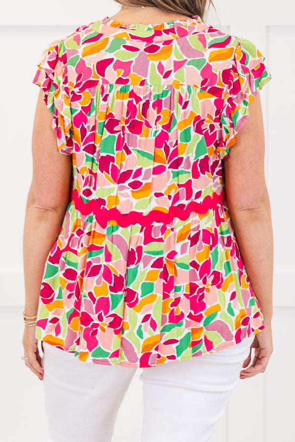 Peachy Keen Top, Rosenrosa