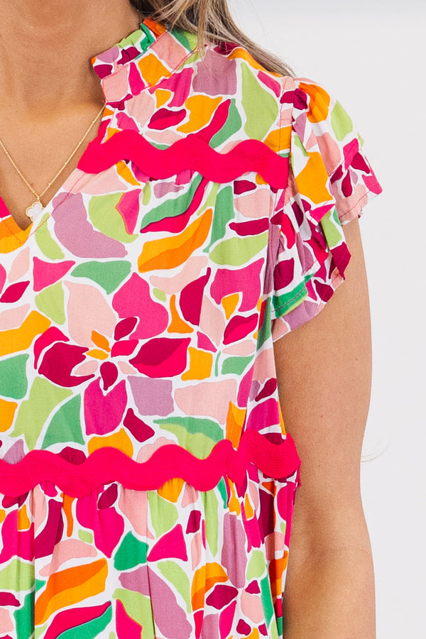 Peachy Keen Top, Rosenrosa
