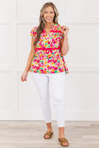 Peachy Keen Top, Rosenrosa