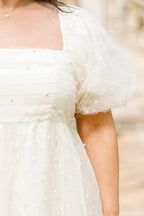 Pearl Dream Dress, Cream