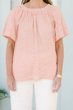 Perfect Company Top, Peach