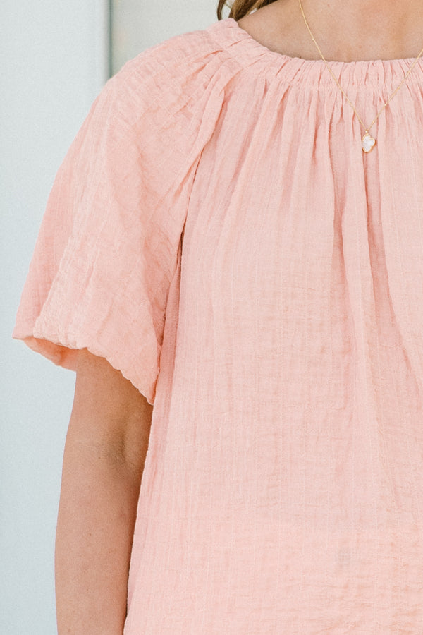 Perfect Company Top, Peach