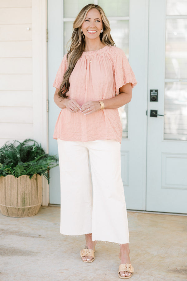Perfect Company Top, Peach