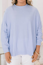 Perfect Timing Pullover, Blau