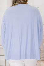 Perfect Timing Pullover, Blau