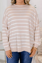 Pullover "Perfect Timing", Sand-Weiß