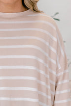 Pullover "Perfect Timing", Sand-Weiß