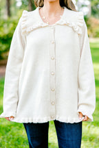 Perfekt friedliche Strickjacke, Haferflocken
