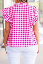 Picnic Kind Of Day Top, Pink