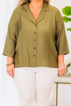 Pictured Together Top, Green