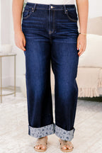 Piece of My Heart Jeans, dunkle Waschung
