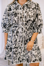 Point Taken Dress, Black