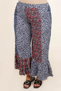 Poppy Strolls Hose, Navy Mix