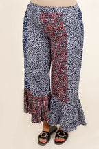 Poppy Strolls Hose, Navy Mix