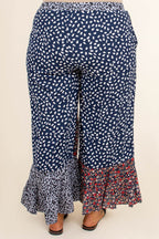 Poppy Strolls Hose, Navy Mix