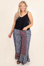 Poppy Strolls Hose, Navy Mix