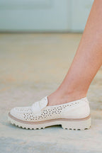 Power Petals Loafers, Ivory