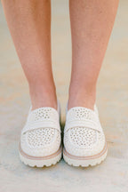 Power Petals Loafers, Ivory