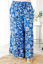 Pretty And Peaceful Pants, Blue