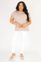 Pretty Please Tee, Ash Mocha