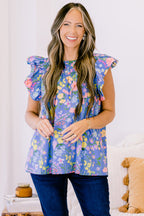 Prima Ballerina Top, Blue-Yellow