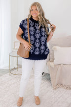 Pure Of Heart Sweater, Navy