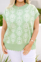 Pure Of Heart Sweater, Sage