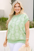 Pure Of Heart Sweater, Sage