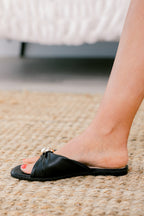 Pushing Boundaries Sandals, Black