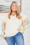 Queen Of Harmony Sweater, Cream