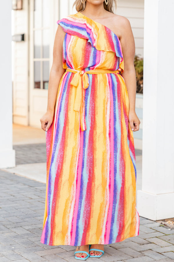 Queen Of Stripes Kleid, Multi