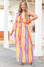 Queen Of Stripes Kleid, Multi