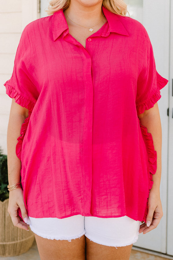 Quick Moves Top, Pink
