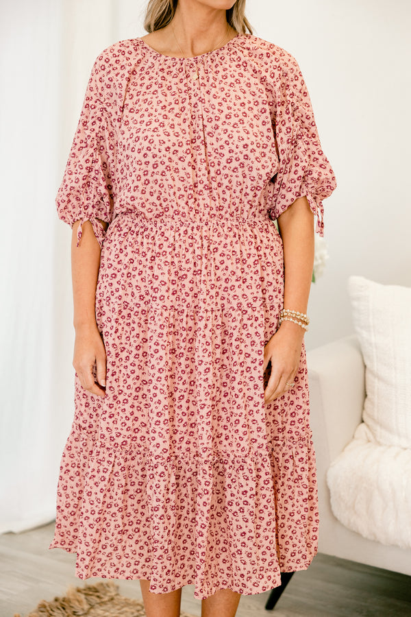 RSVP For Colder Weather Dress, Blush