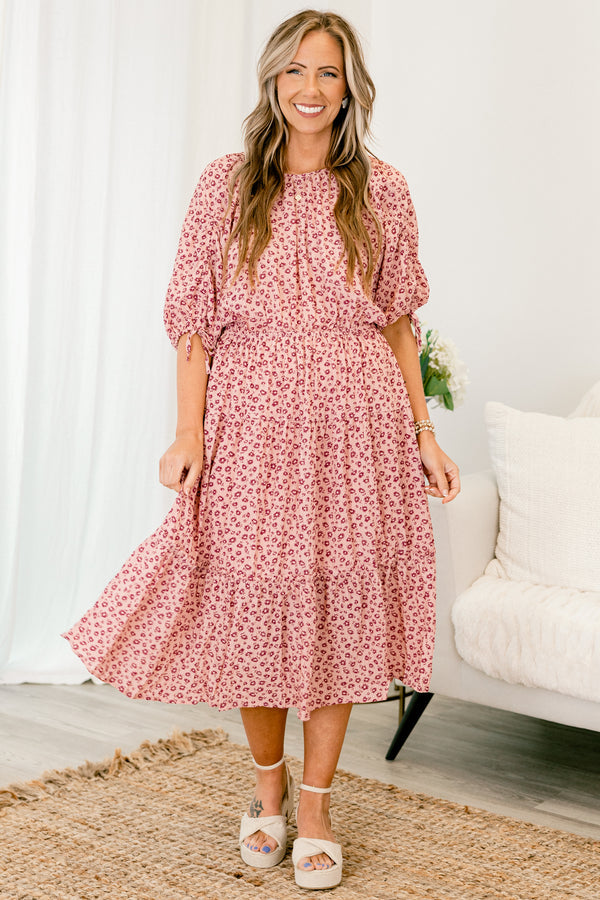 RSVP For Colder Weather Dress, Blush