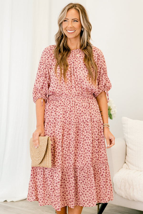 RSVP For Colder Weather Dress, Blush
